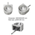 High quality custom-made stainless steel wash sink